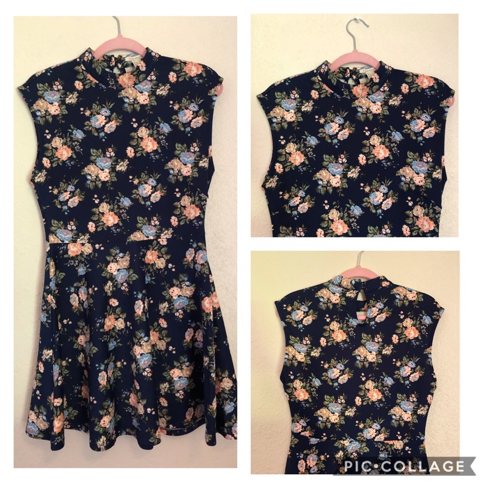 Navy blue dress